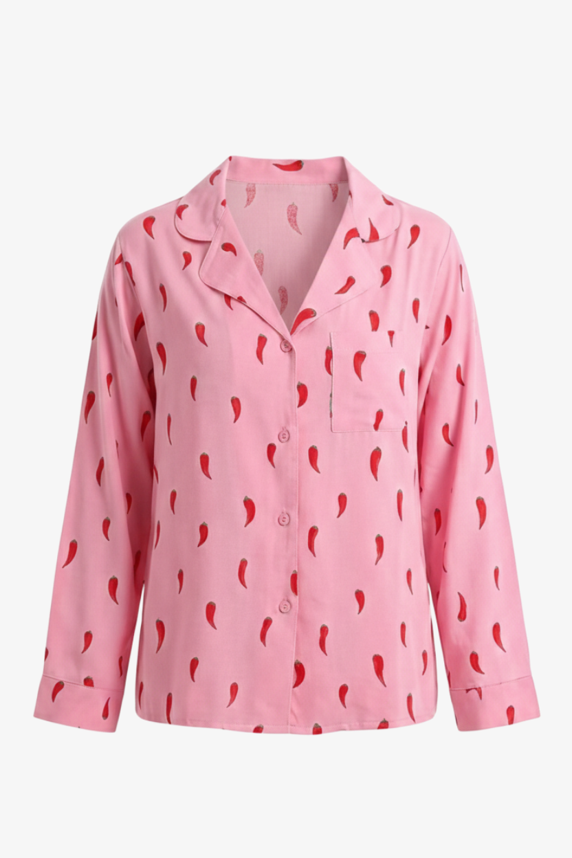 Pepper Print Relaxed Pyjama Set