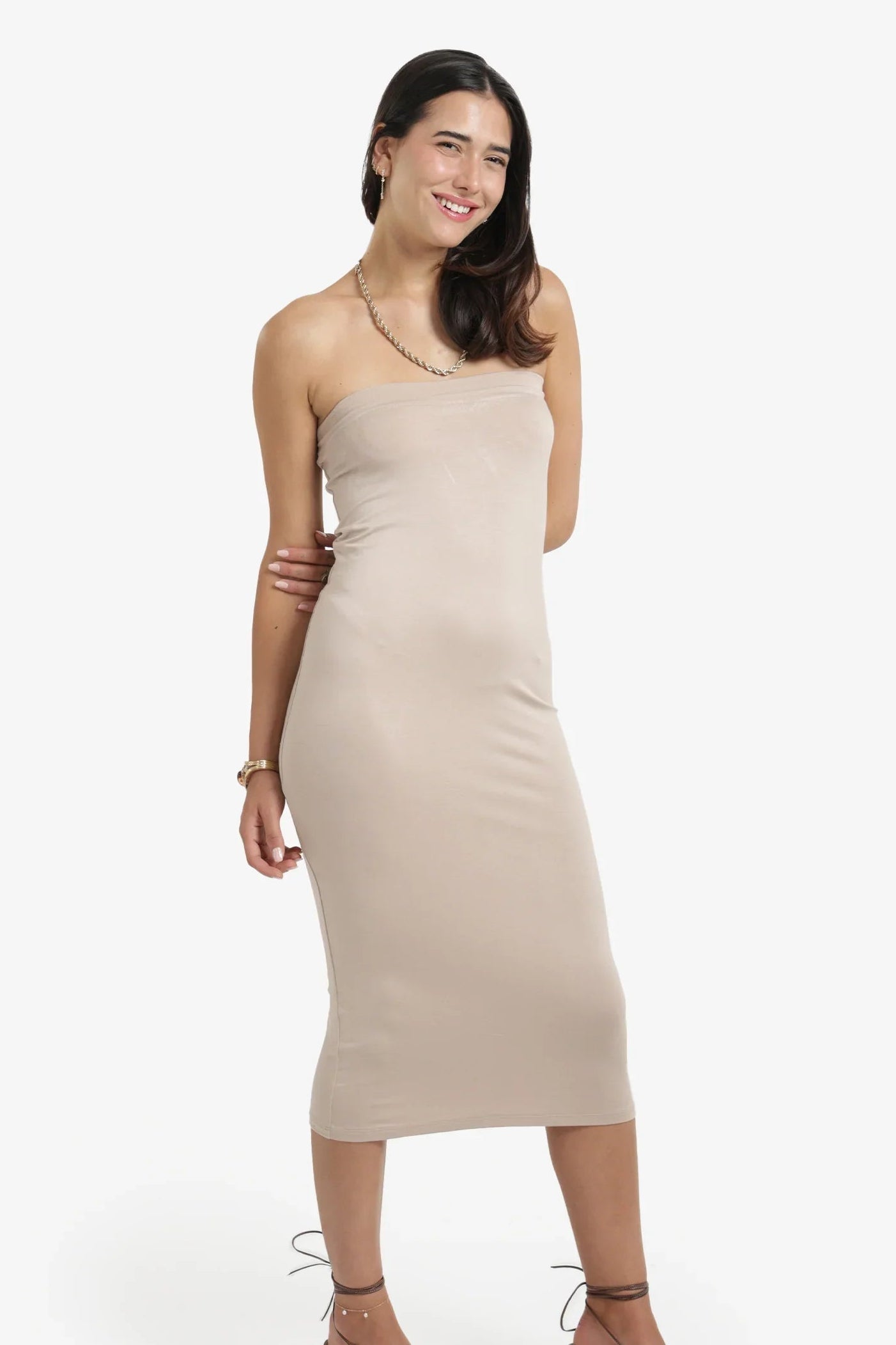 Strapless Slim Dress