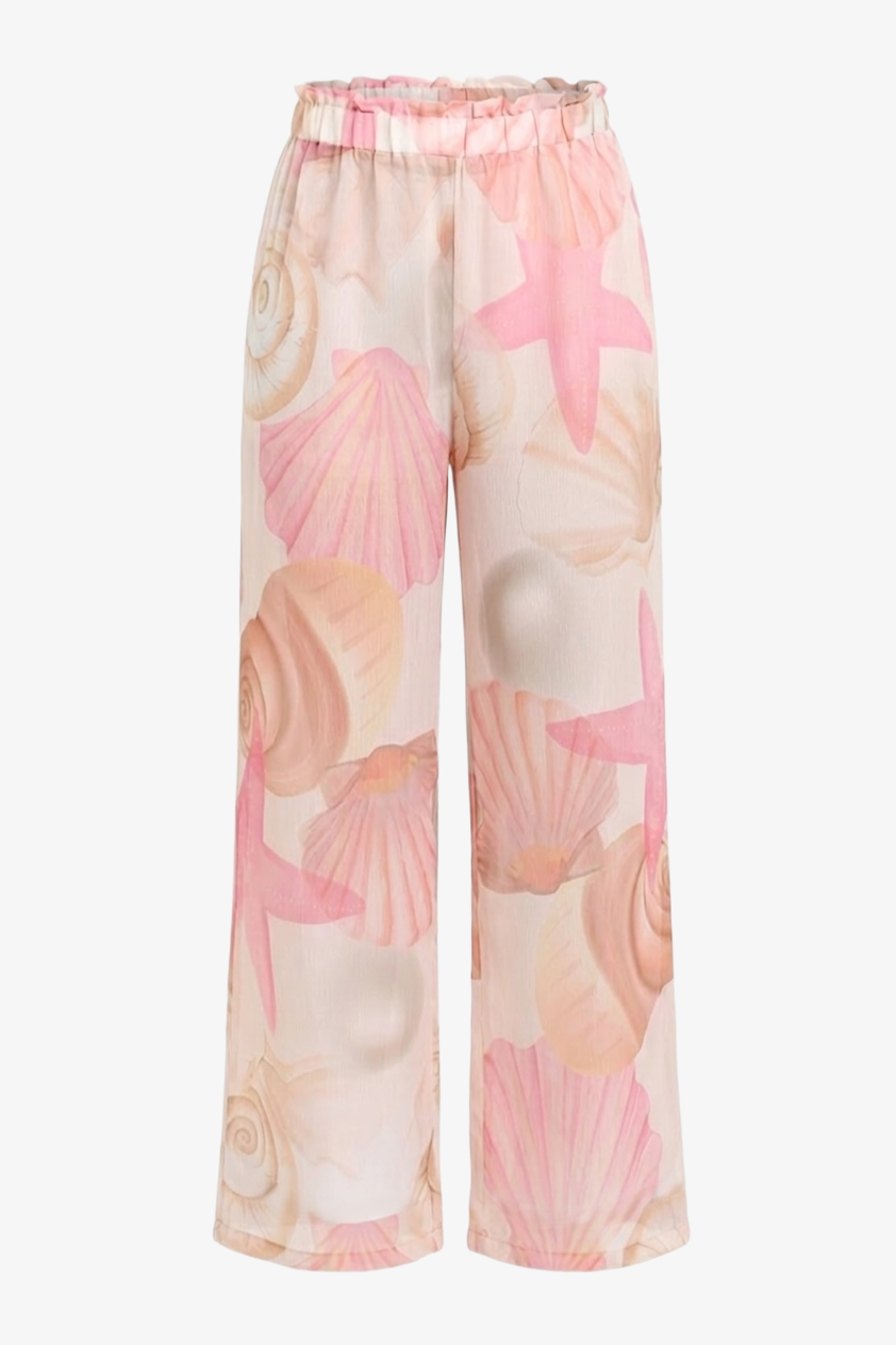 Seashell Chiffon Beach Pants