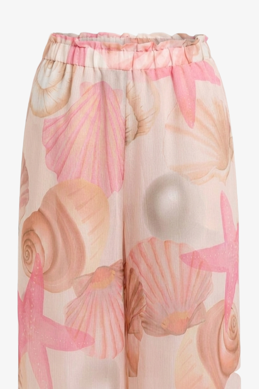Seashell Chiffon Beach Pants