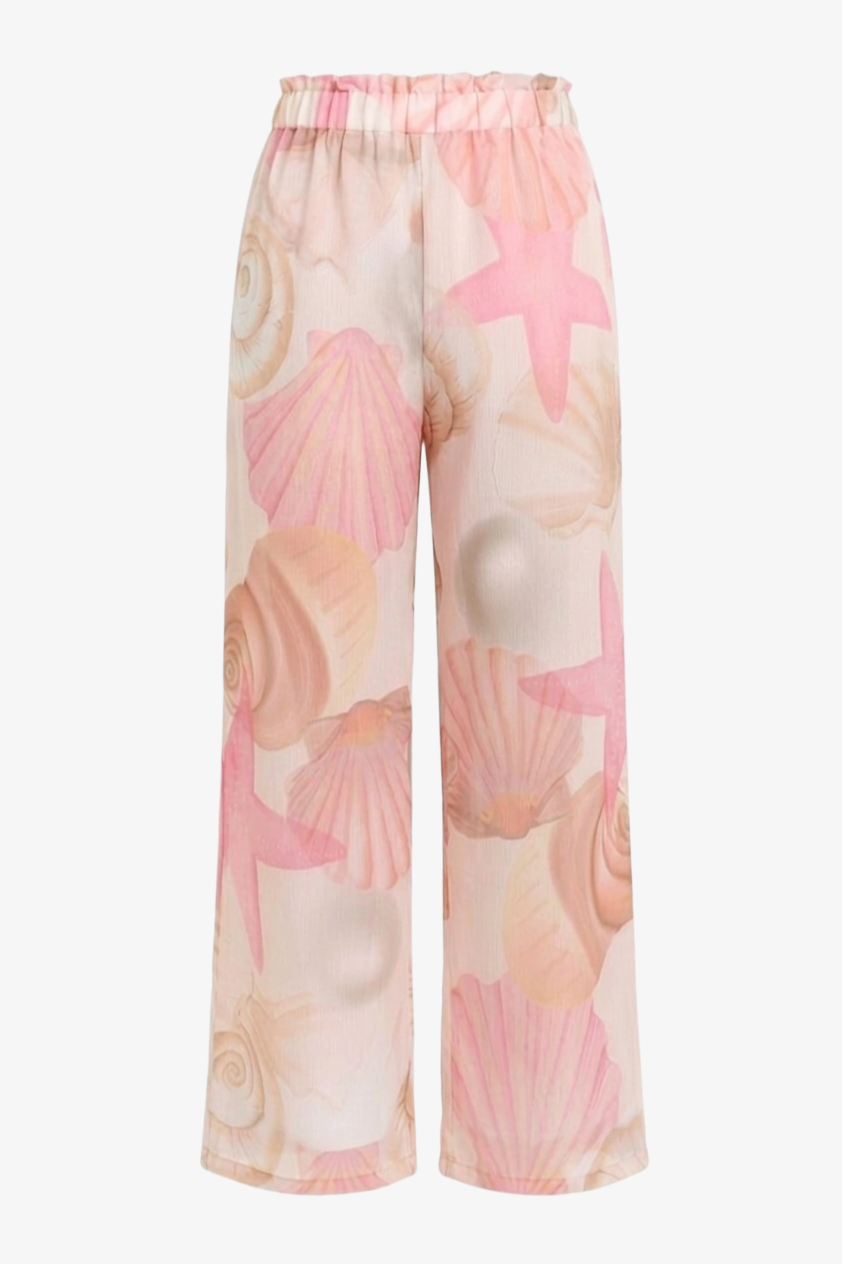 Seashell Chiffon Beach Pants