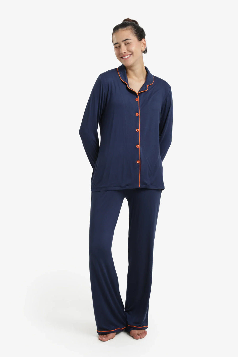 Classic Piped Pyjama Set