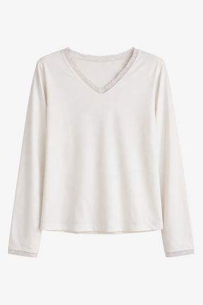 Lace-Neck Pyjama set