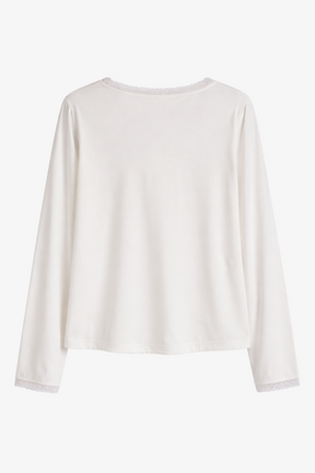 Lace-Neck Pyjama set