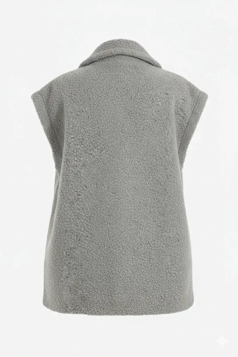 Relaxed Double-Breasted Vest