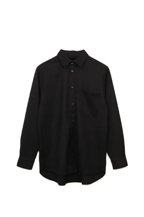 قميص واسع بقصة عالية ومنخفضة