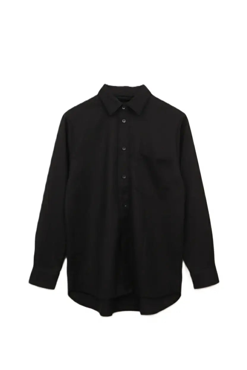 قميص واسع بقصة عالية ومنخفضة