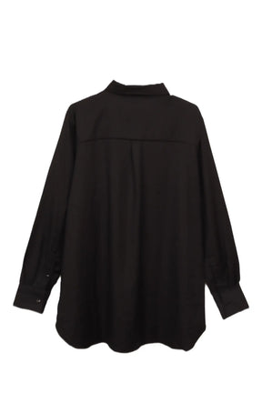 قميص واسع بقصة عالية ومنخفضة