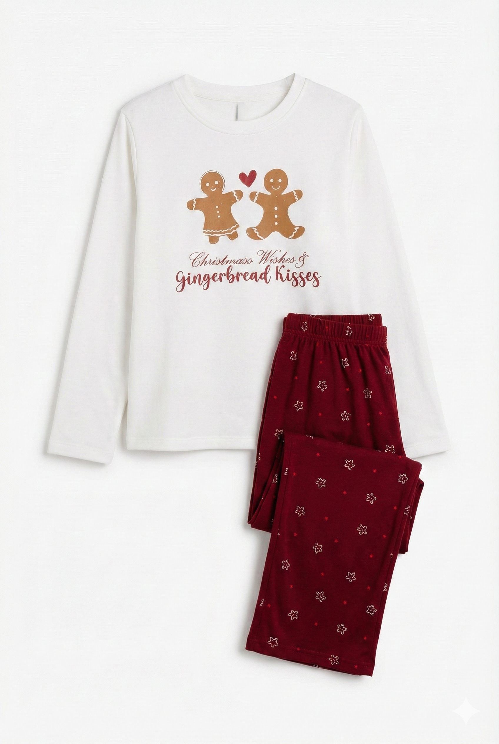 Gingerbread Print Pyjama Set
