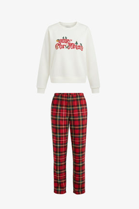 Christmas Plaid Pyjama Set
