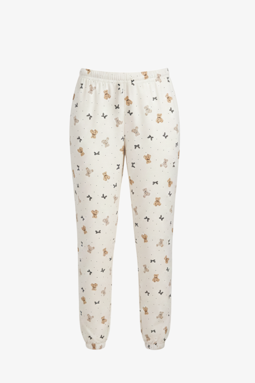 Pyjama Set with Chest Print