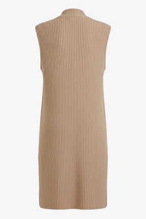Ribbed Knitted Vest
