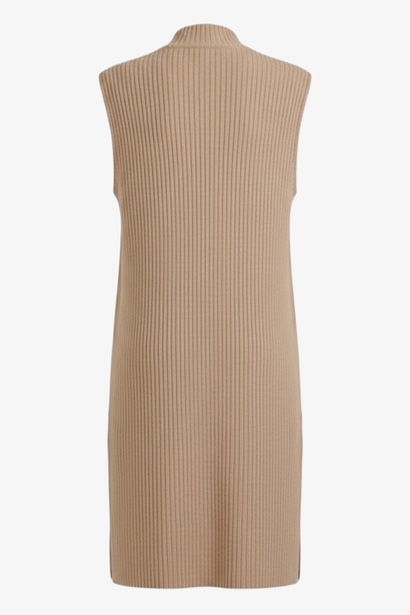 Ribbed Knitted Vest
