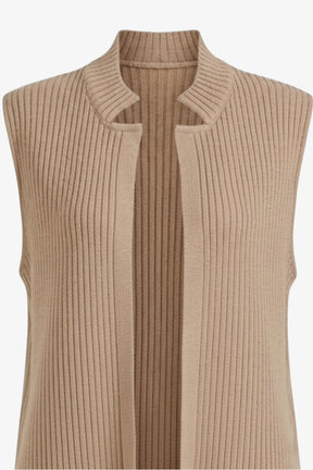 Ribbed Knitted Vest