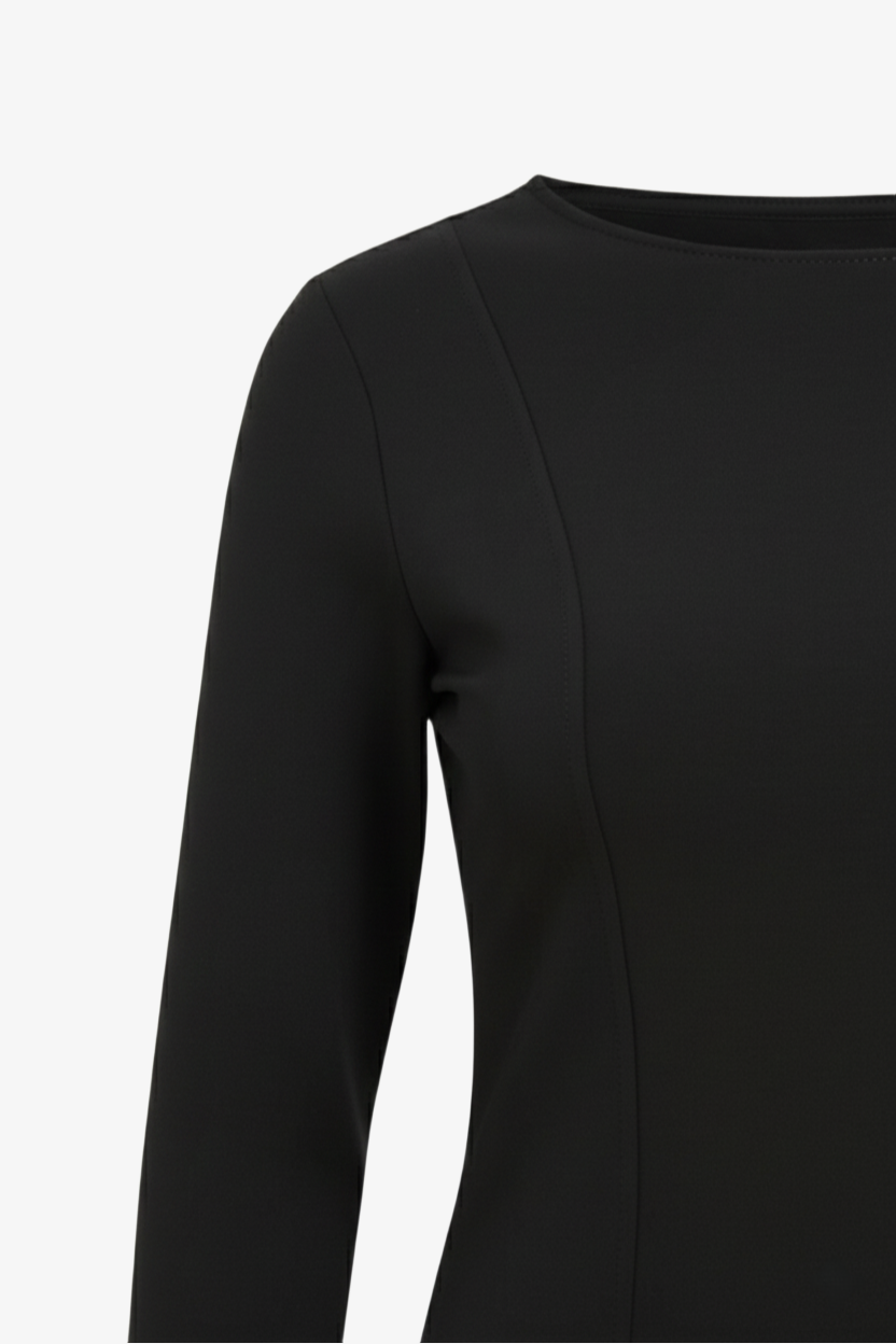 Slim Boat Neck Top