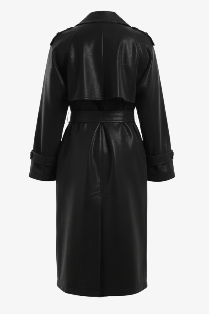 Leather Trench Coat