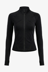 Slim Fit Jacket with Thumbholes