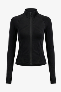 Slim Fit Jacket with Thumbholes