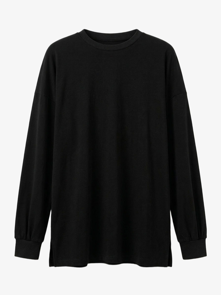 Relaxed Slip-On Blouse