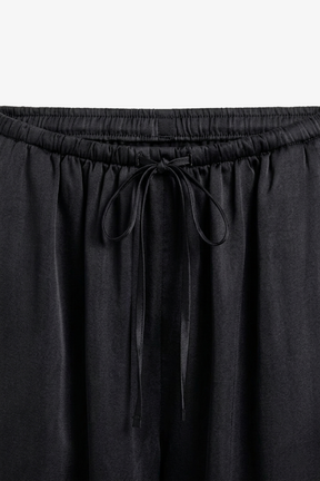 Satin Balloon Pants