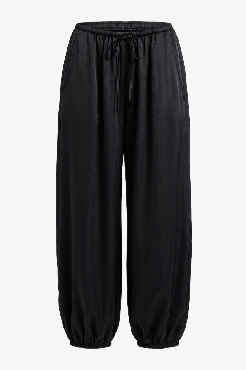 Satin Balloon Pants