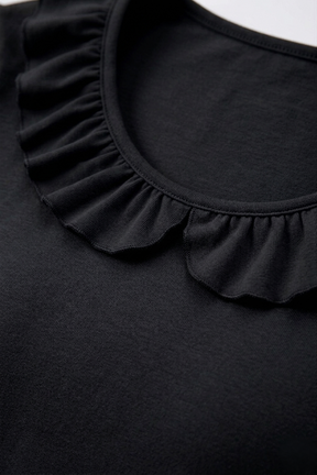 Ruffle-Trim Pyjama Set