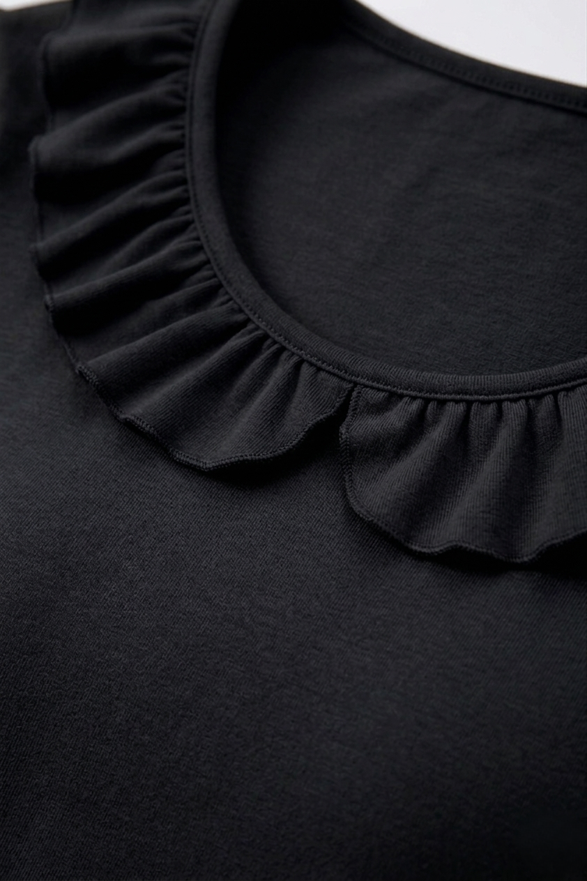 Ruffle-Trim Pyjama Set