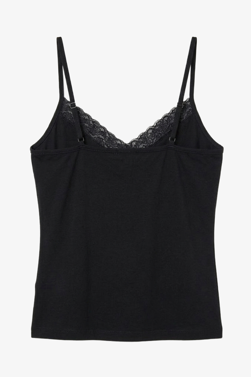 Lace-Trim Pyjama Set