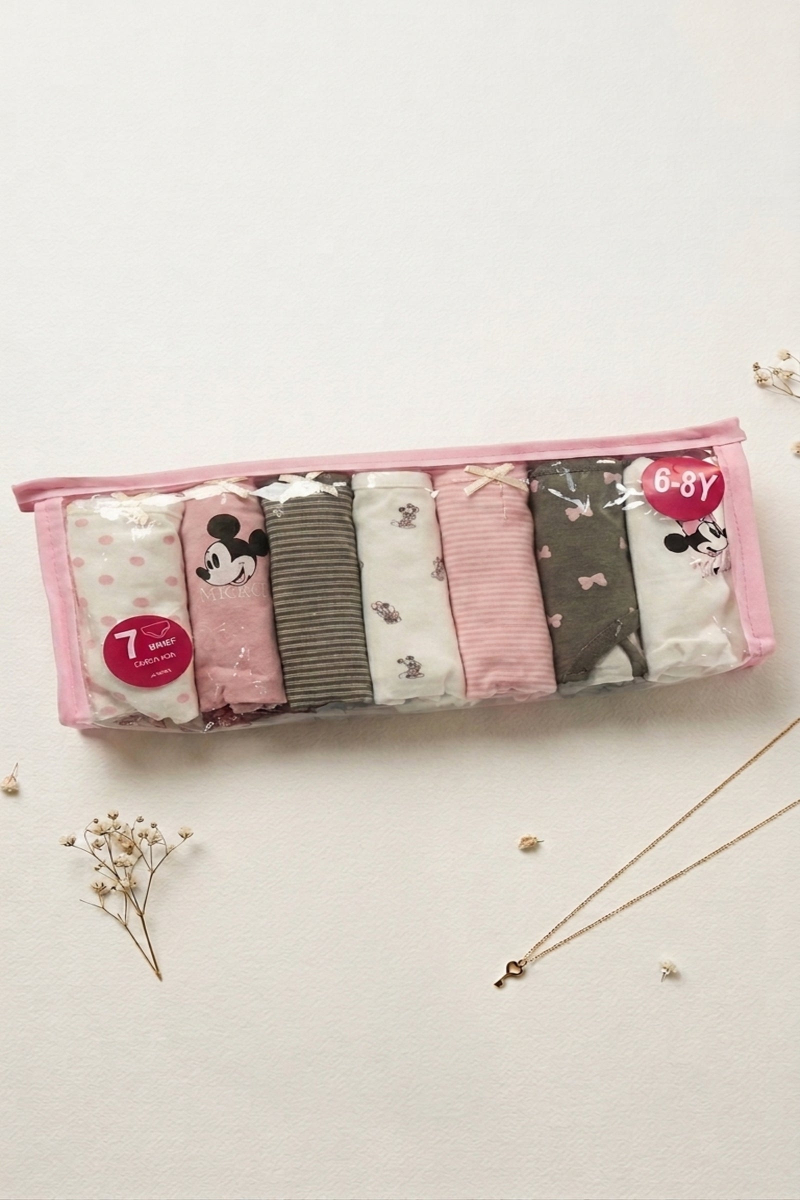 Pack of 7 Girly Brief Panties