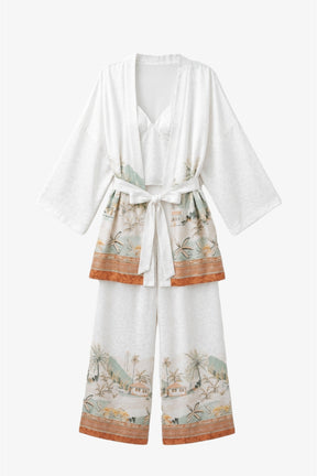 Satin Printed 3-Piece Set