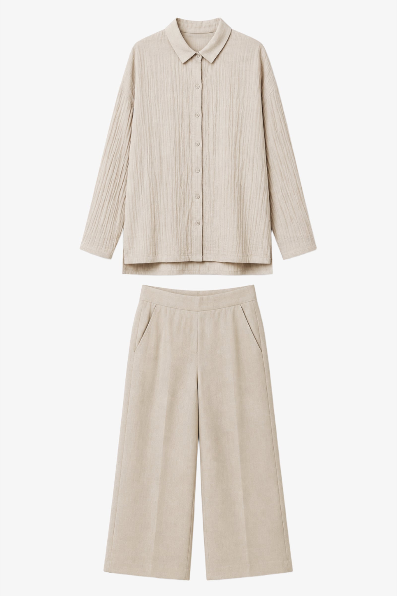 Relaxed Buttoned Set