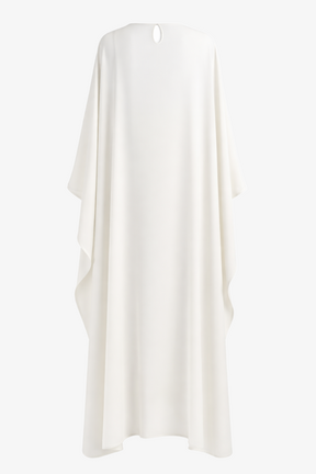 Shimmering Neckline Abaya