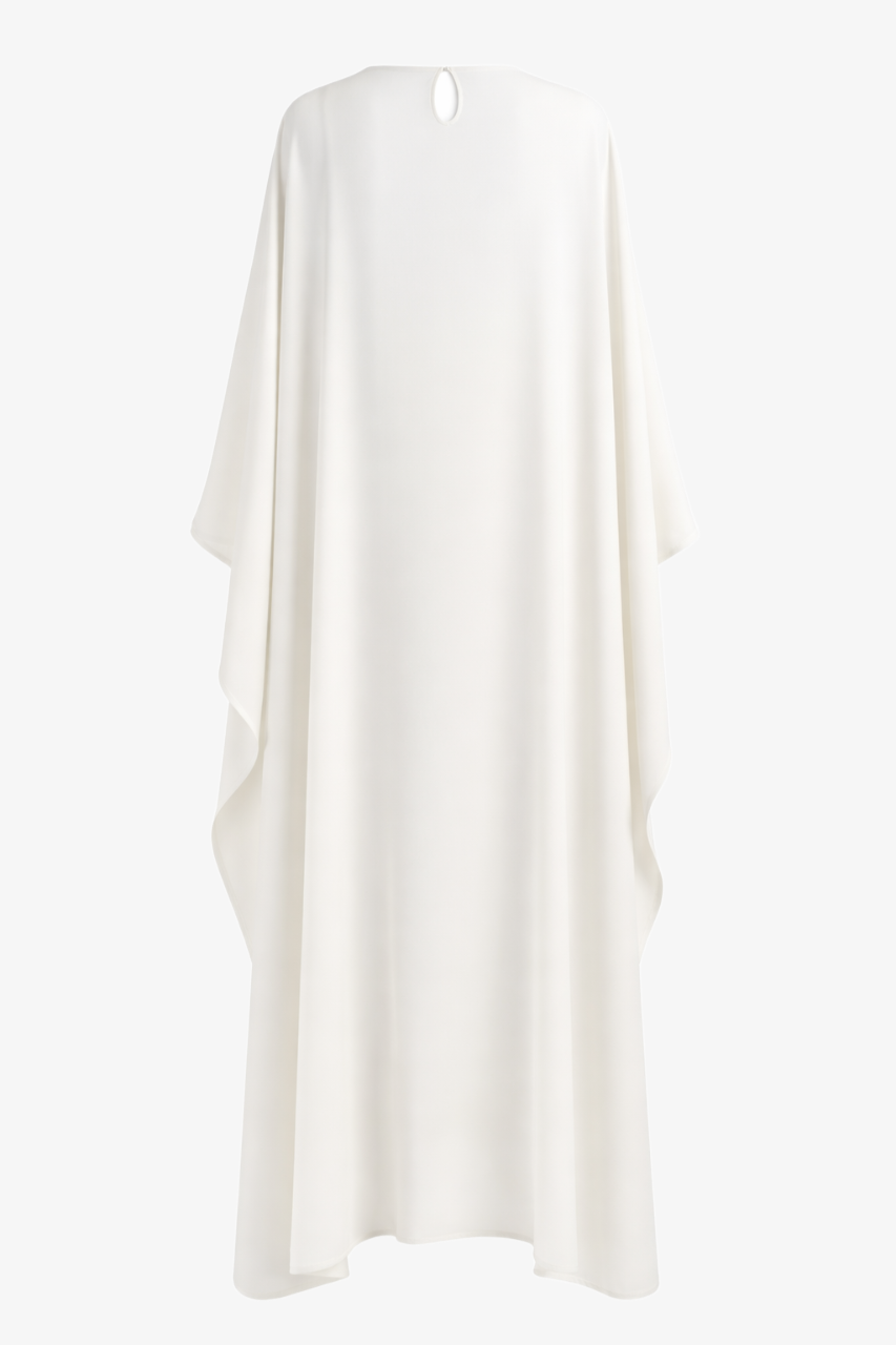 Shimmering Neckline Abaya