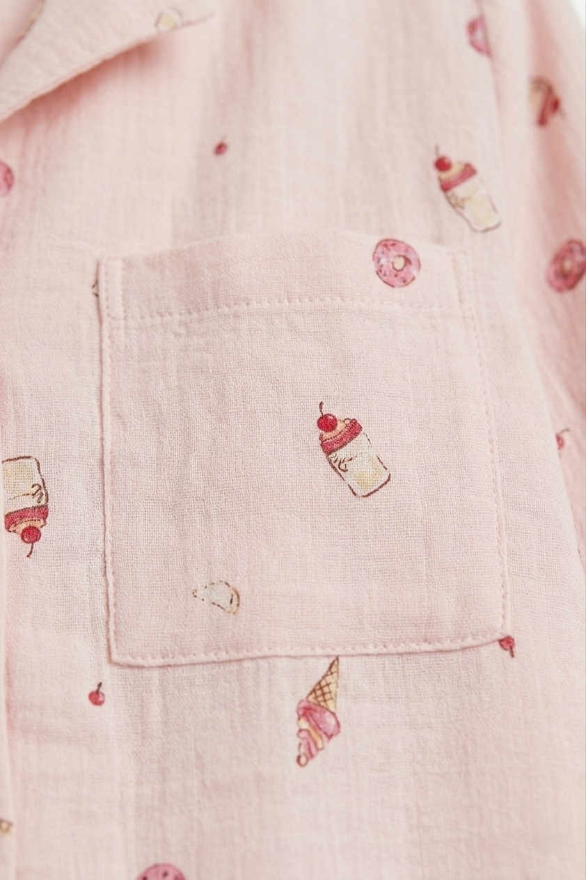 Dessert Printed Pyjama Set
