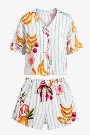 Fruit-Print Pyjama Set