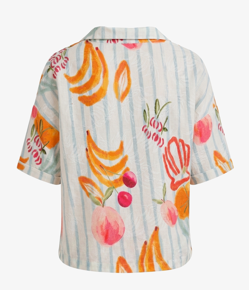 Fruit-Print Pyjama Set