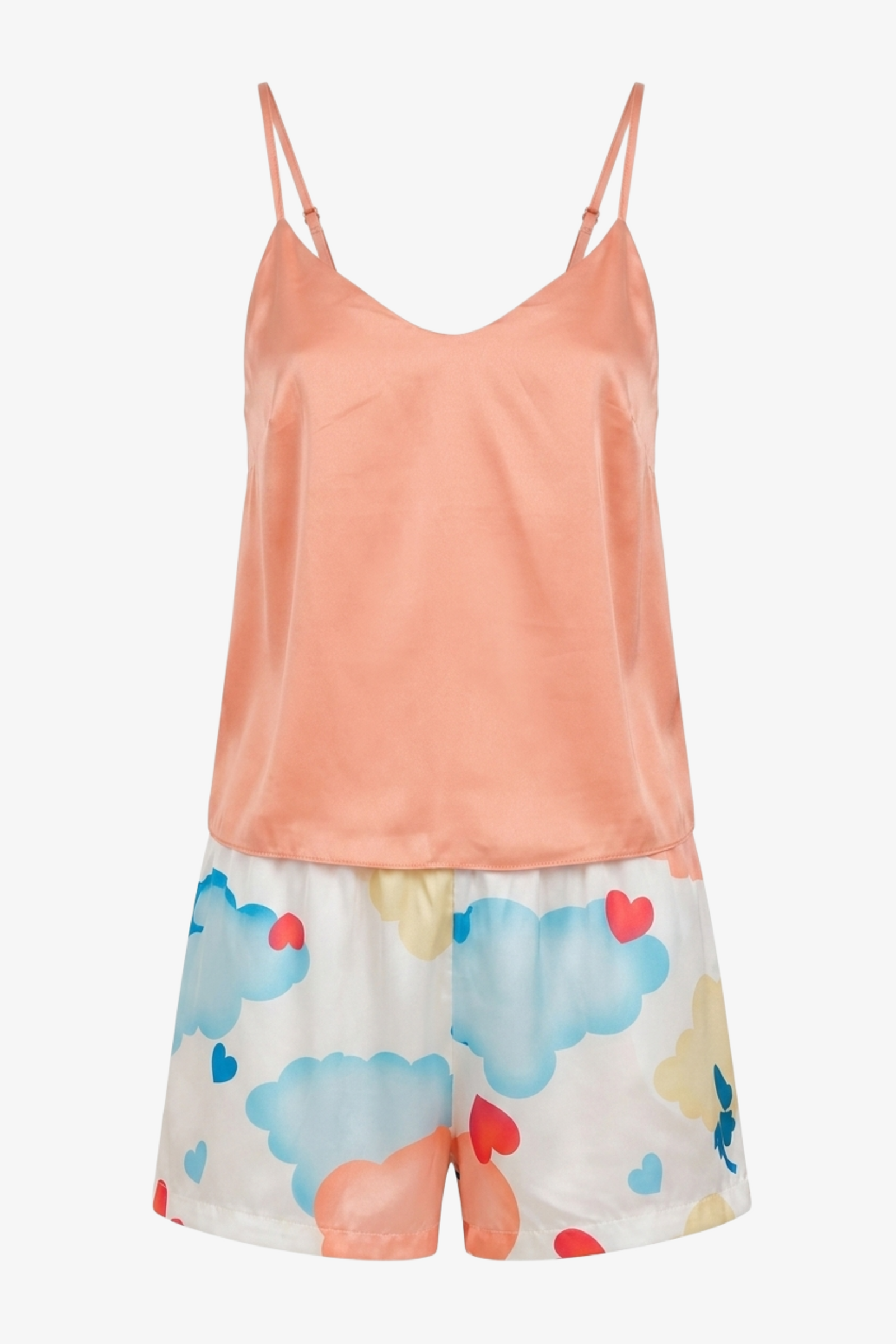 Cloud-Print Pyjama Set