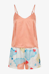 Cloud-Print Pyjama Set
