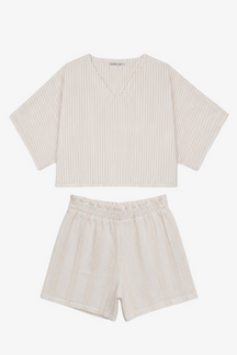 Striped Boxy Pyjama Set