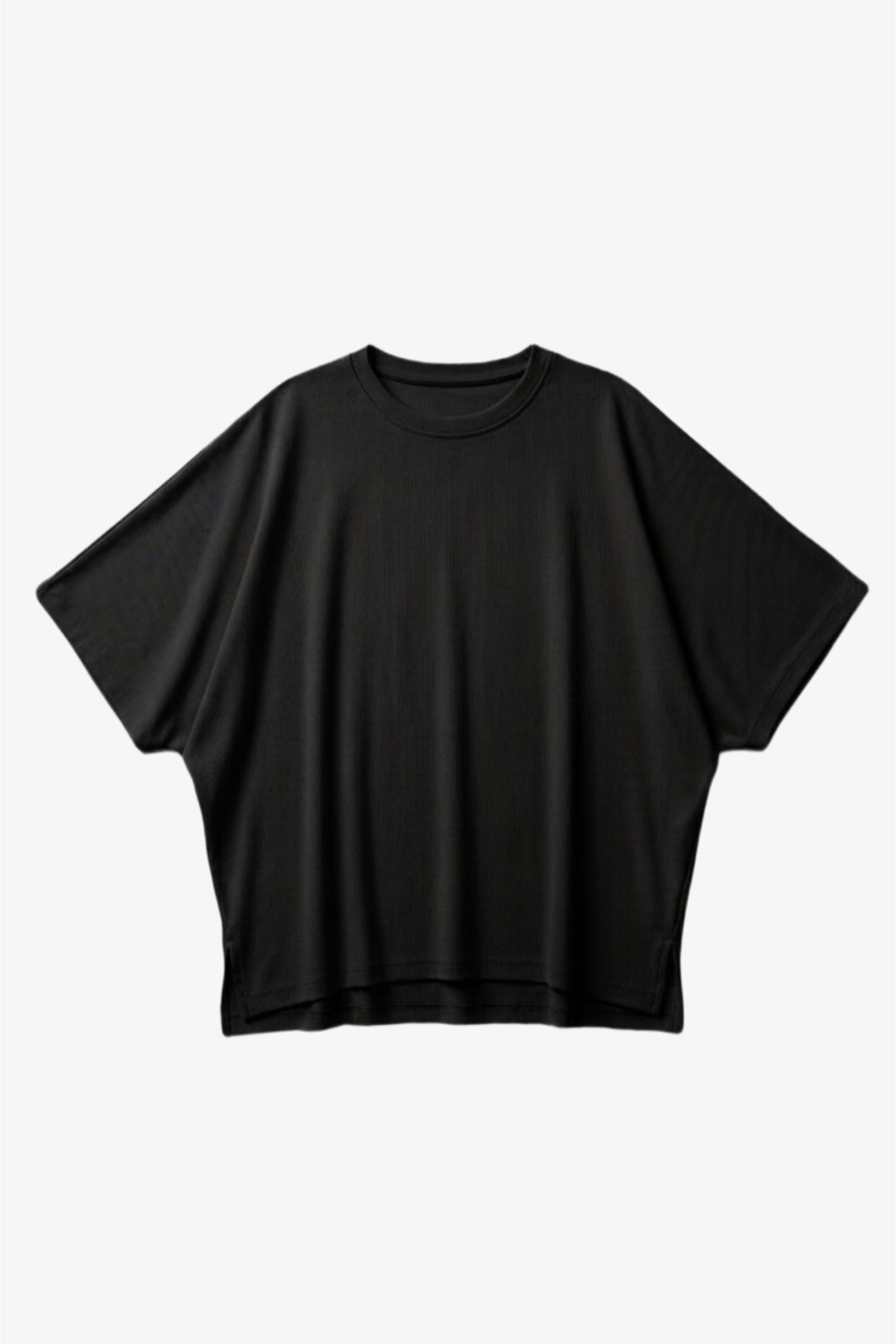 Ribbed Boxy T-Shirt
