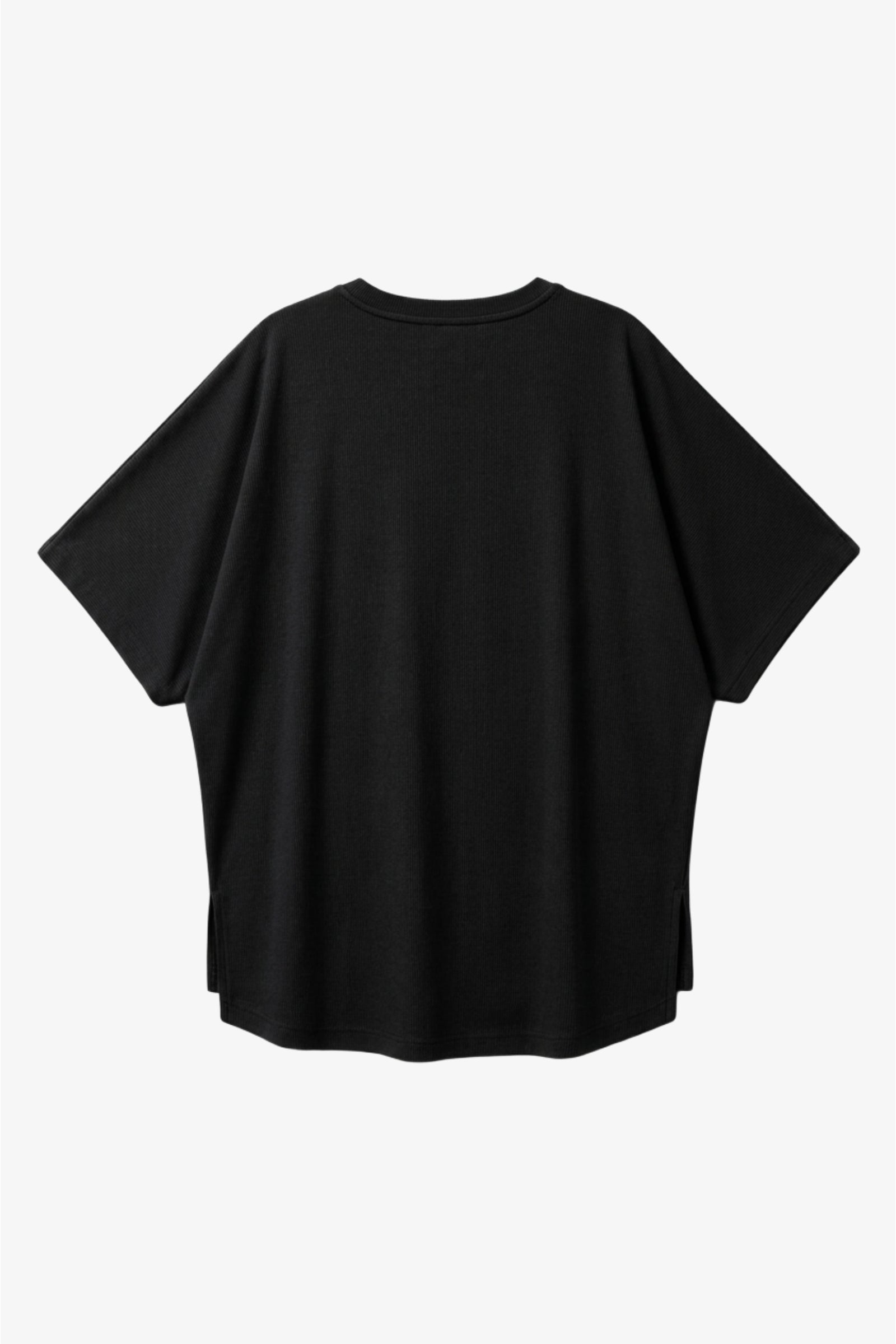Ribbed Boxy T-Shirt