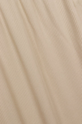 Elastic-Waist Ribbed Pants
