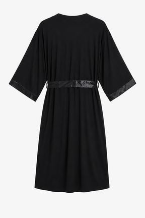 Satin-Trim Robe