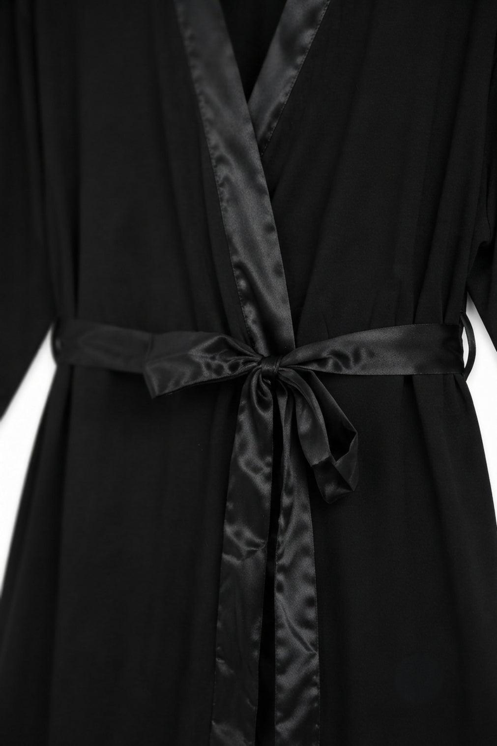 Satin-Trim Robe