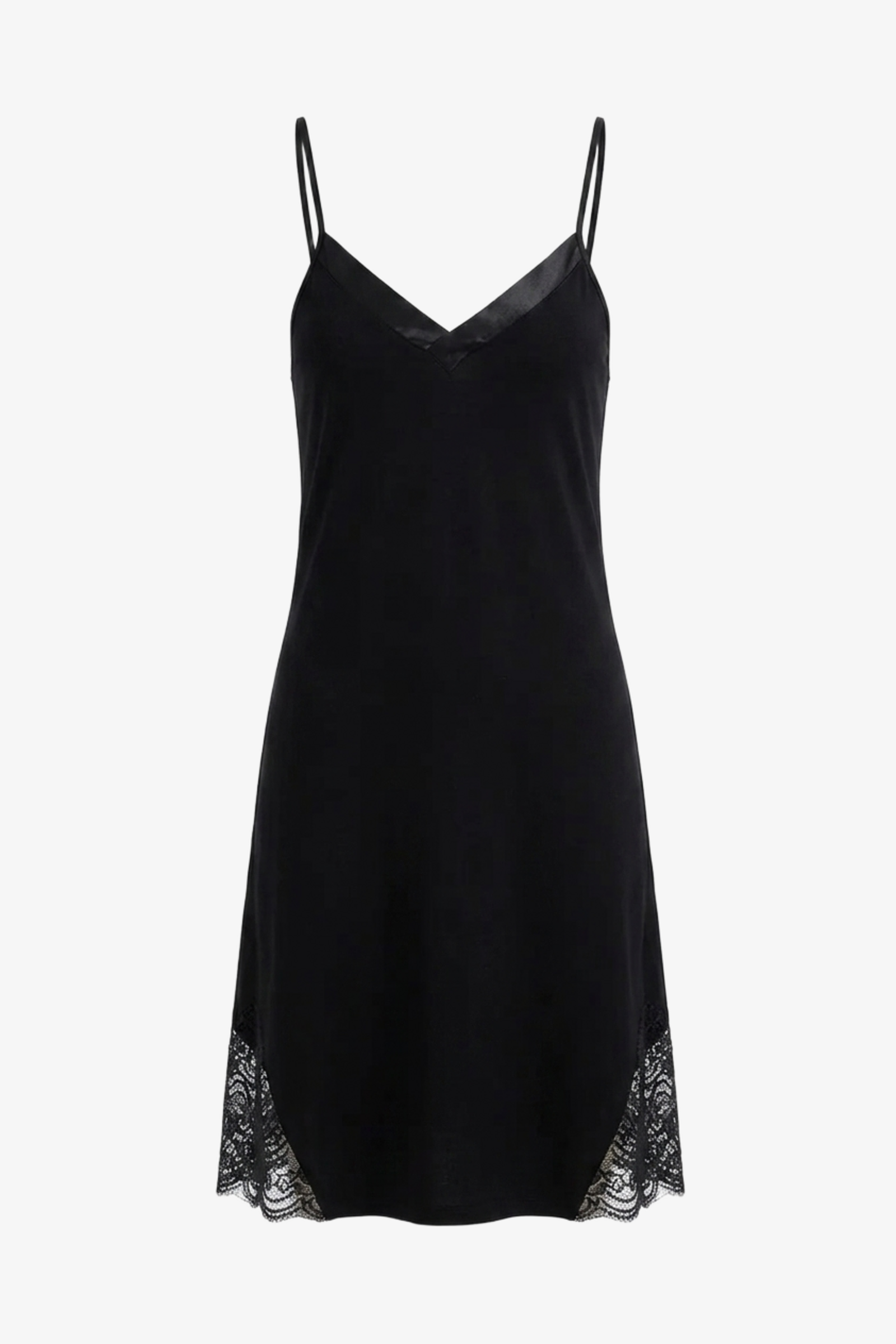 Satin-Neck Nightgown