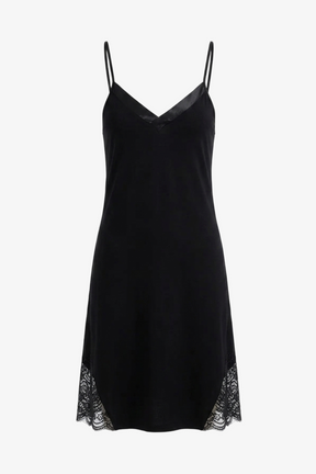 Satin-Neck Nightgown