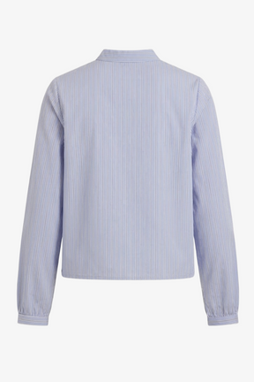 Striped Tie-Front Shirt