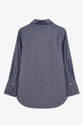 Relaxed High-Low Blouse