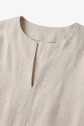 V-Neck Relaxed Blouse