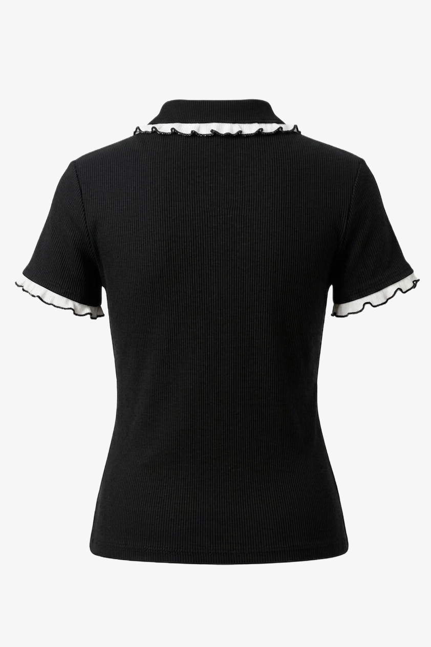 Contrast Lettuce Edge Top
